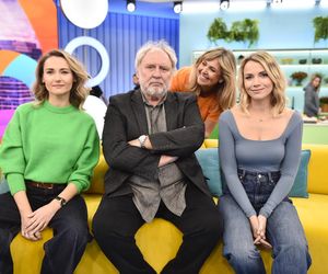 Andrzej Grabowski z córkami