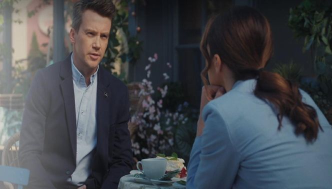 M jak miłość odc. 1874. Jakub Karski (Krzysztof Kwiatkowski), Martyna (Magdalena Turczeniewicz)