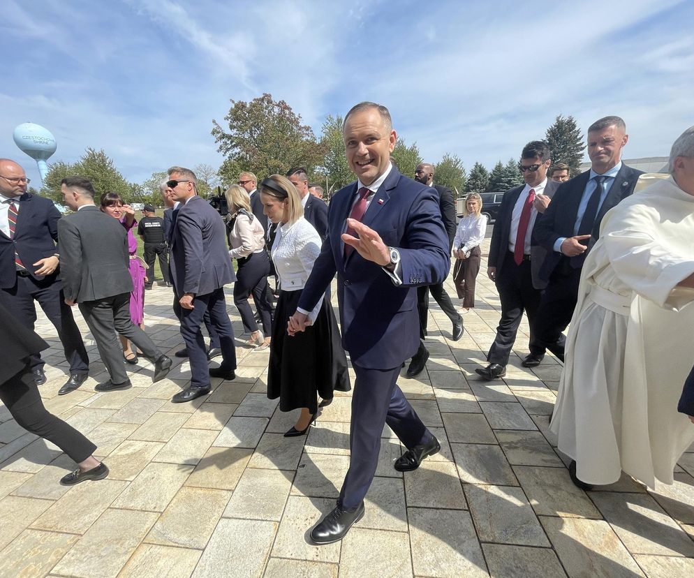 Karol Nawrocki z małżonką w USA. Tak przyjęto ich w Doleystown