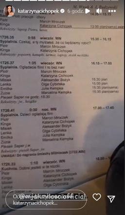 M jak miłość. Fragment scenariusza