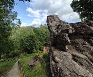 Zwalony most w Grądach Kruklaneckich