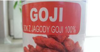 Sok goji właściwości