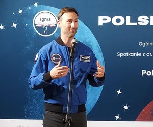 Sławosz Uznański-Wiśniewski na Politechnice Rzeszowskiej. Astronauta spotkał się ze studentami