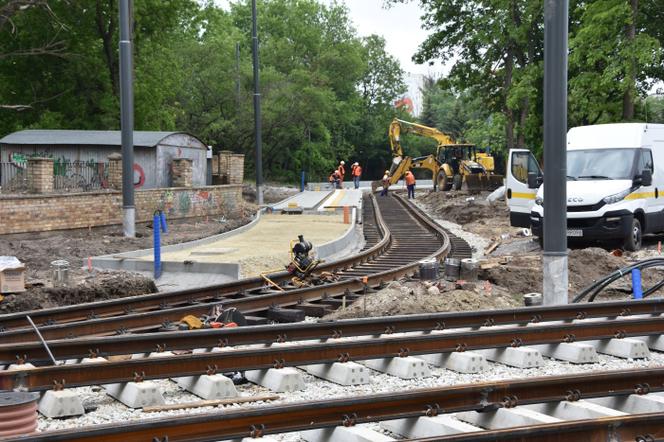 Trwa pierwszy etap budowy tramwaju na Naramowice