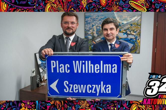 Słynna tabliczka z Katowic do wylicytowania na aukcji WOŚP. Miała zostać zniszczona, uratował ją nowy wojewoda