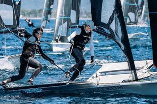 Gabriela Czapska i Hanna Rajchert w klasie 49erFX