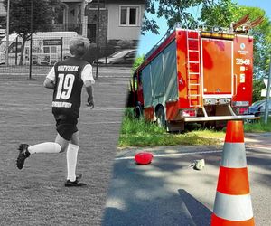 Krzyś jeździł do szkoły rowerem. Tego dnia musiał wsiąść w autobus. Kiedy szedł na przystanek, wydarzył się dramat