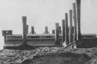 Elektrownia Powiśle w 1945 r.