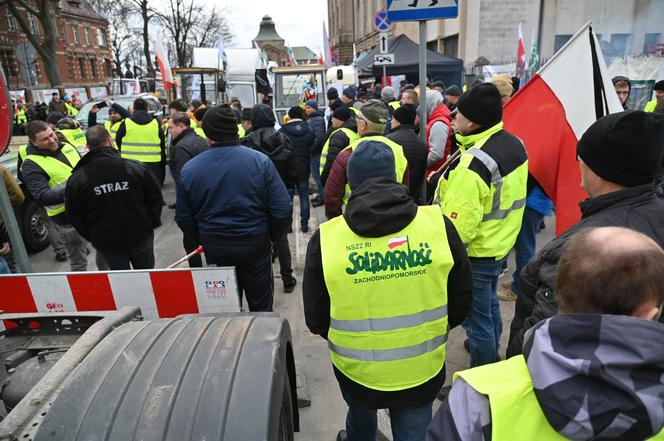 Protest rolników w Szczecinie