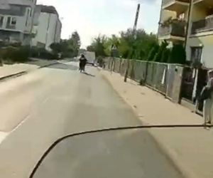 Szaleńcza ucieczka ulicami Piaseczna