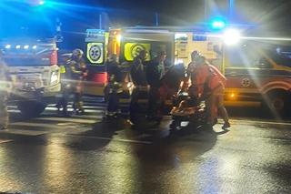 Wypadek w Katowicach. Samochód potrącił kobietę na przejściu dla pieszych