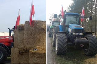 Wypadek na proteście rolników pod Bydgoszczą! Kobieta potrąciła komendanta policji i rolnika 