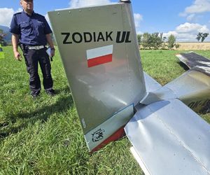 Katastrofa samolotu pod Żywcem. Nie żyją dwie osoby