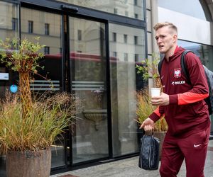 Piłkarze wyjechali na mecz Polska - Litwa