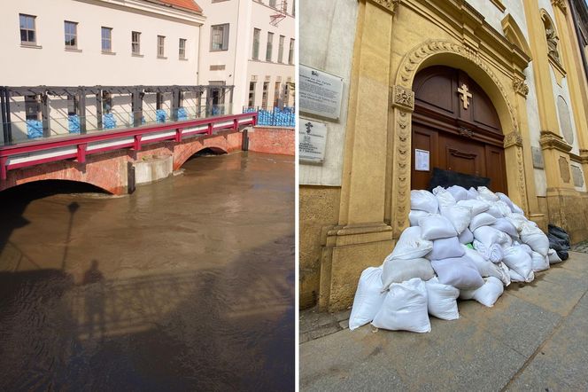 Powódź 2024. Wrocław szykuje się na najgorsze. Nowe zdjęcia z miasta porażają! Tak wygląda Odra