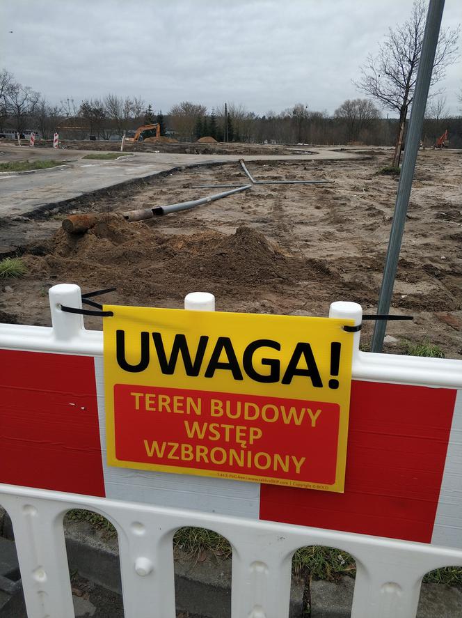 Przebudowa ulicy Szafera w Szczecinie - grudzień 2019