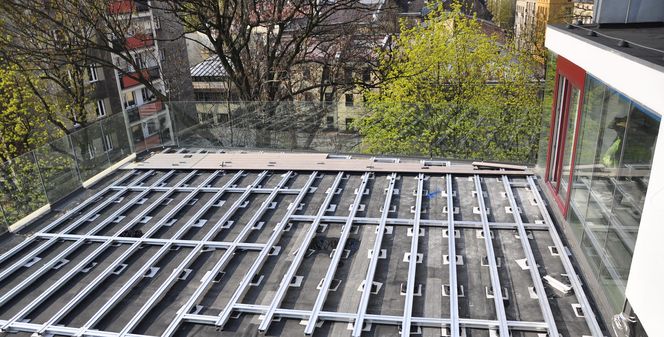Remont tarasu dachowego w wielokondygnacyjnym apartamencie w centrum Krakowa