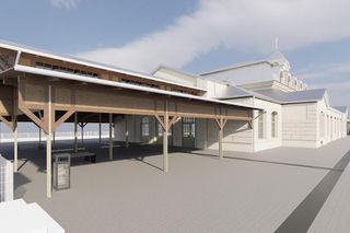 Dworzec kolejowy w Otwocku - remont, wizualizacje