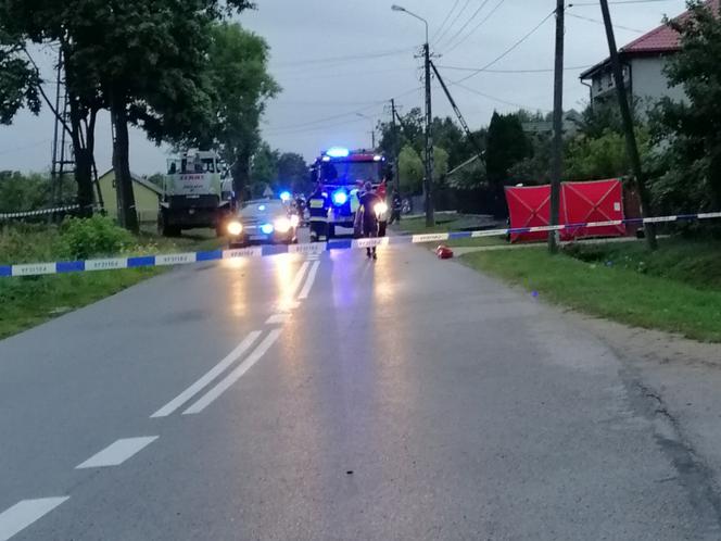 Motocyklista rozbił się na słupie. Nie żyje! 