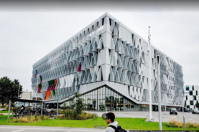 Syddansk Universitet Kolding fasada kinetyczna