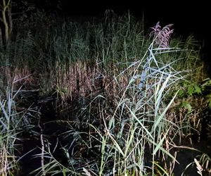 Dąbrowa Górnicza: 32-latek uciekał przed trzema oprawcami i wpadł w jeszcze większe bagno. Dosłownie