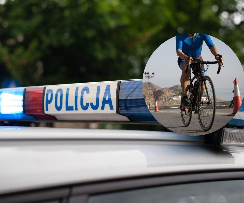 Dzień bez Samochodu zaokńczył mandatem. Wjechał rowerem na autostradę