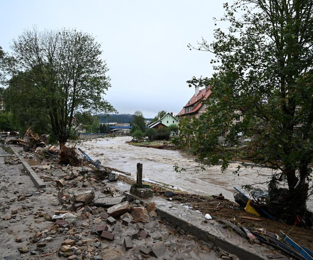 Lądek Zdrój po przejściu fali