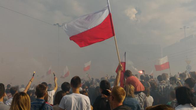 72 rocznica wybuchu Powstania Warszawskiego. Rondo Dmowskiego.