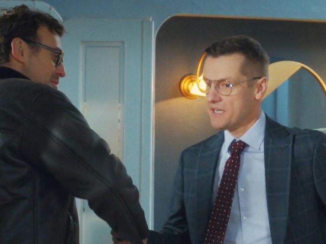 M jak miłość, odcinek 1868: Piotrek (Marcin Mroczek), Hoffman (Mateusz Rusin)