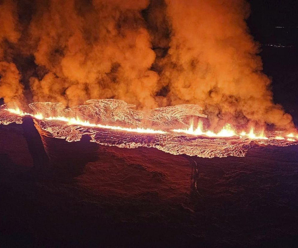 Wybuch wulkanu na Islandii. Lawa dotarła do pierwszych domów