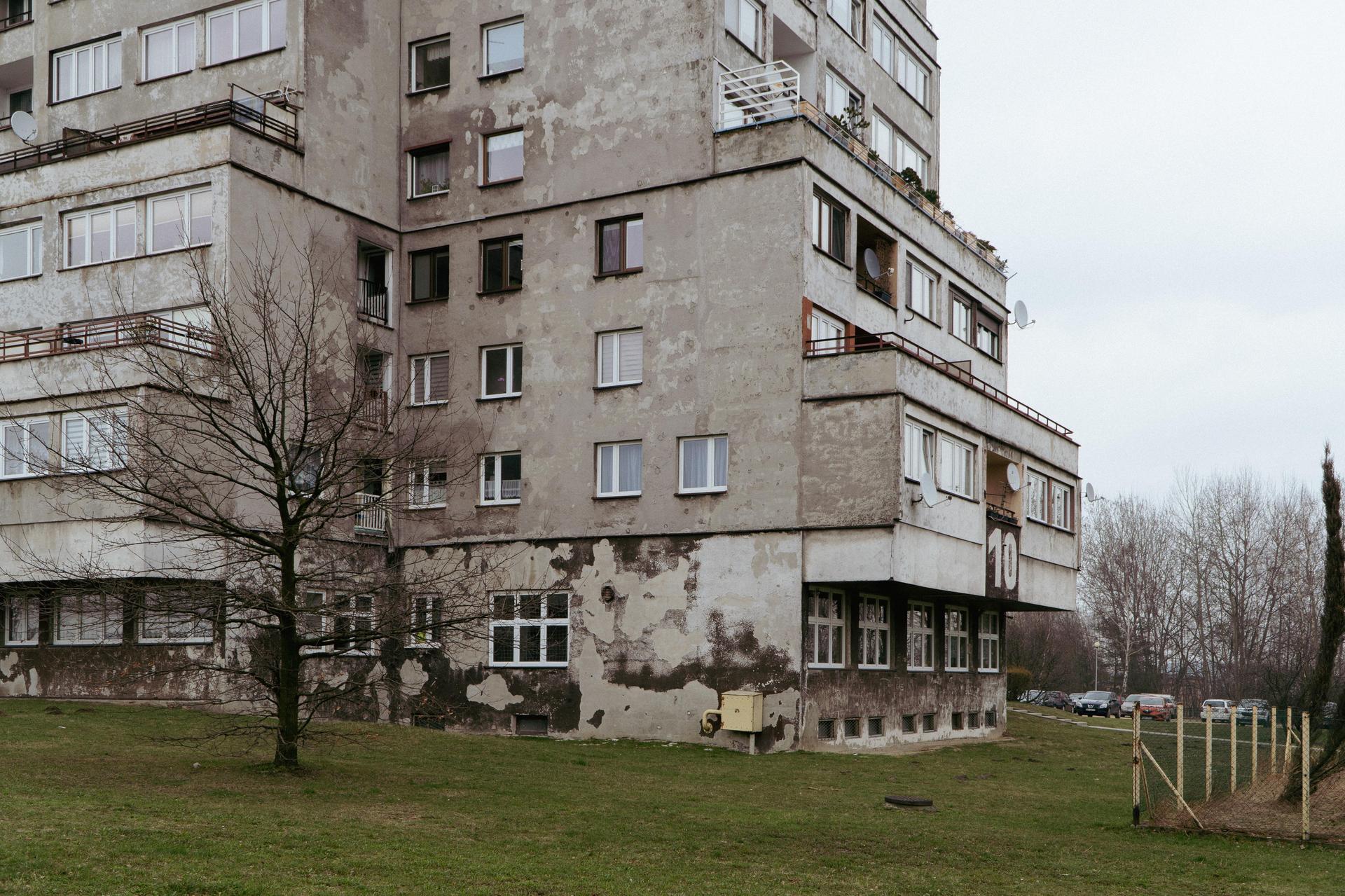 Reta w Mikołowie - zdjęcia. Niedokończone osiedle bloków wybitnych architektów