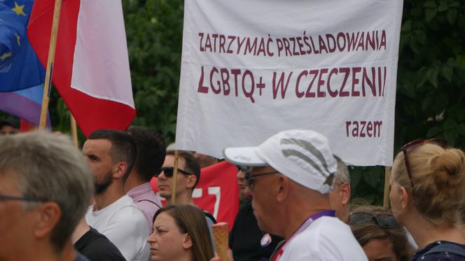 Protest przeciw przemocy w Białymstoku