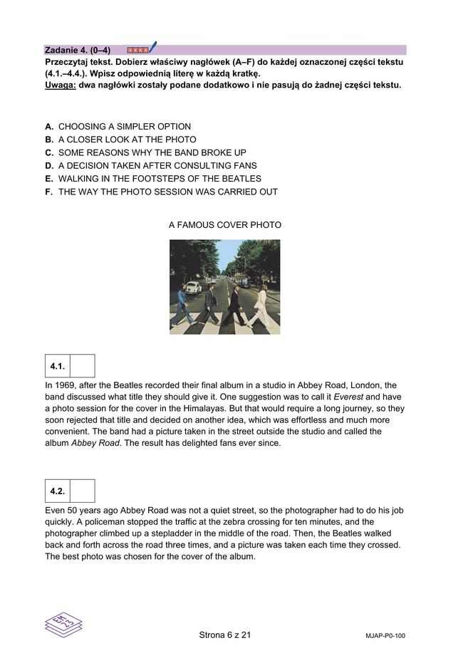 Matura 2025: angielski 7.05.2025. Arkusze CKE, poziom podstawowy [Formuła 2023]