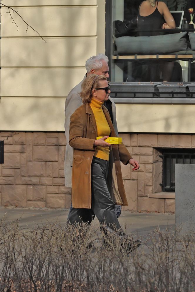 Barbara Bursztynowicz na spacerze