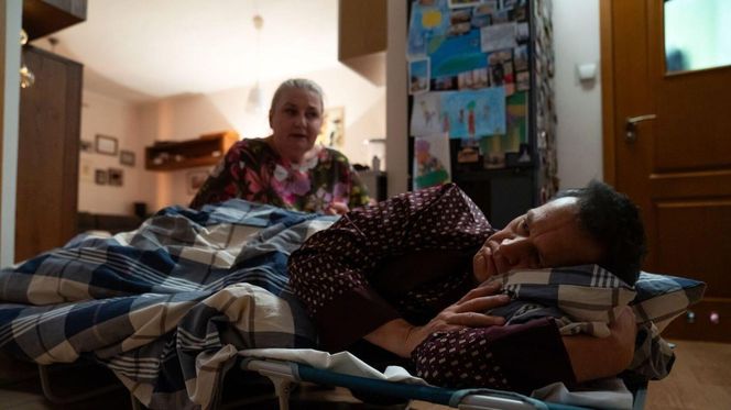 Na dobre i na złe odc. 949.  Andrzej Falkowicz (Michał Żebrowski), pani Jadzia (Aldona Jankowska)