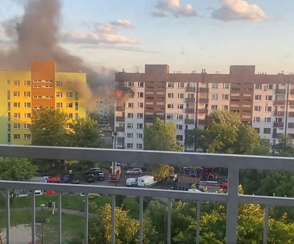 Dramatyczny pożar w Sosnowcu. Jedna osoba poszkodowana
