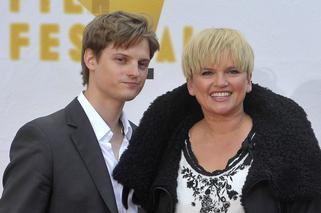 Katarzyna Figura i jej syn Aleksander Chmielewski