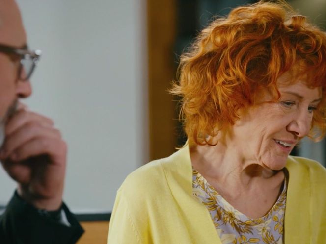 M jak miłość, kulisy serialu: Ola (Ewa Kolasińska) , Werner (Jacek Kopczyński)