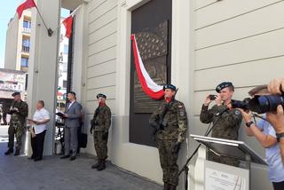 Odsłonięcie tablicy upamiętniającej 100-lecie Cudu nad Wisłą