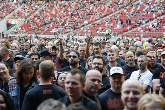 Koncert AC/DC w Warszawie (4.07.2025) - część pierwsza. Organizatorem koncertu jest Live Nation
