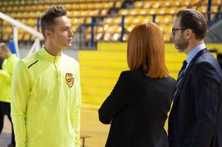 Barwy szczęścia, odc. 2253. Maksymilian Szubert (Marcin Stec), Iga (Ada Fijał), Józek (Patryk Pniewski)