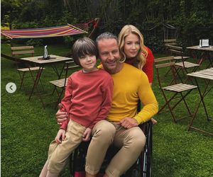 Barwy szczęścia na planie. Mateuszek (Filip Kowalewicz), Dominika (Karolina Chapko), Sebastian (Marek Krupski)