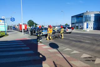 Wypadek z udziałem motocyklisty w Tarnowie
