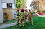 Pożar w bloku w Ostrowie Wielkopolskim. Nie żyje jedna osoba, 10 jest rannych