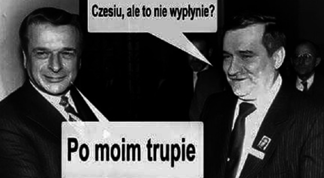 Memy o Wałęsie i Kiszczaku