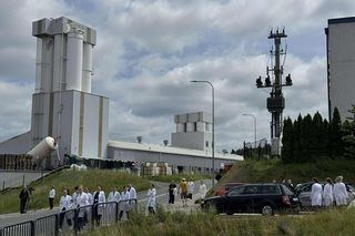 Pożar laboratorium w Gdyni