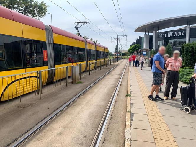 Zderzenie tramwaju i autobusu w Warszawie