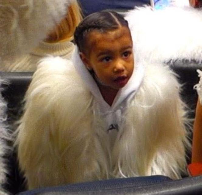 North West w futrze