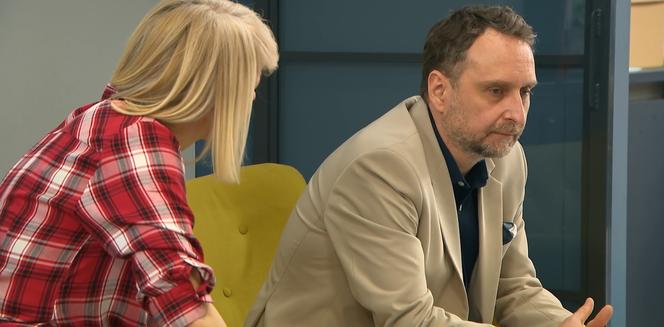 Barwy szczęścia odc. 2714. Alicja Umińska (Monika Dryl), Wangel (Marek Kałużyński)