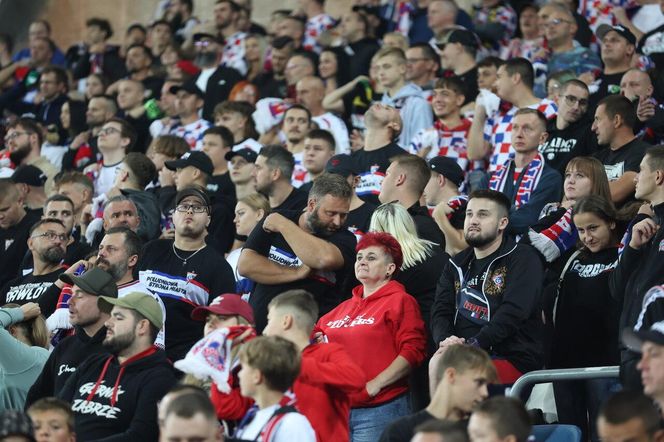 Kibice na meczu Górnik Zabrze - GKS Katowice w sobotę 21 września